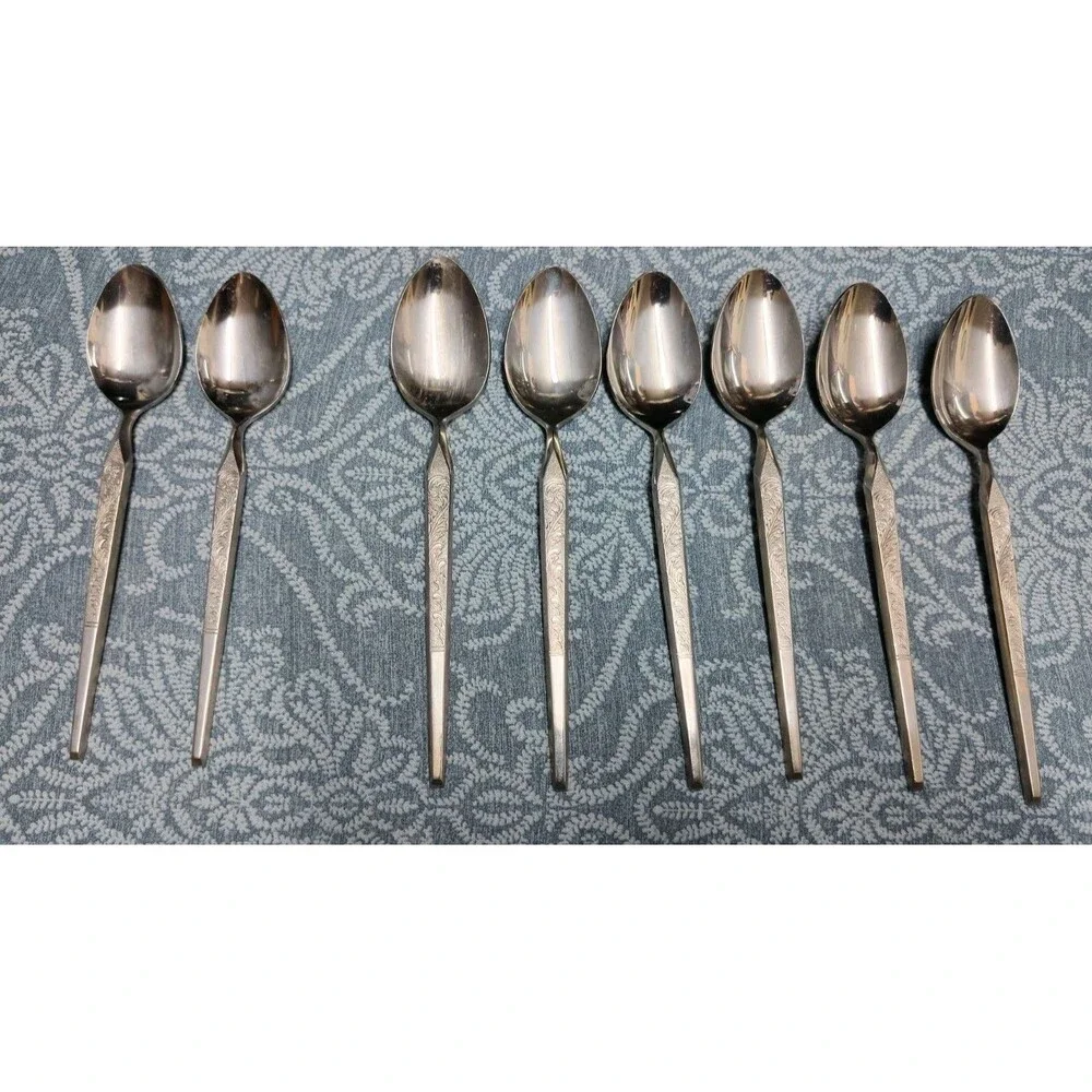 8 WINTHROP-W.M. Dalton-Stainless Japan-6 Tablespoons 7